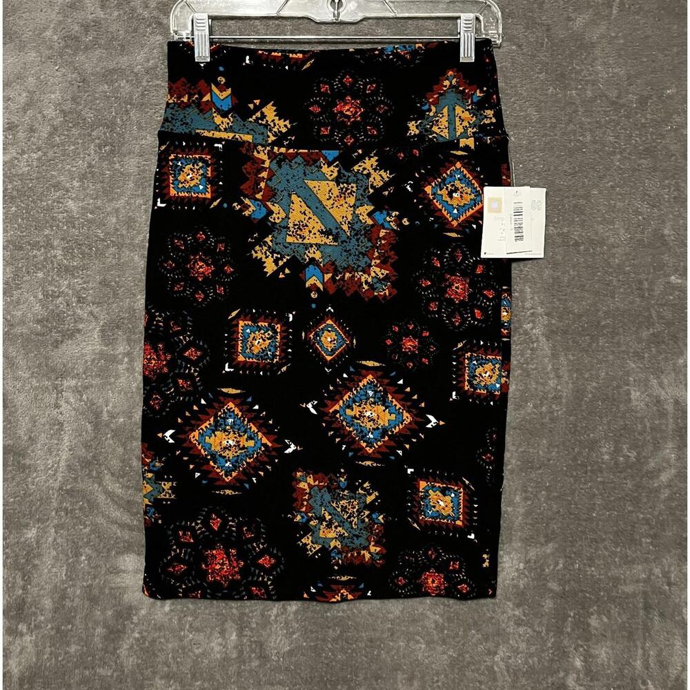 LuLaRoe South Western Pencil Straight Skirt Womens Size S Pull On Stretch NWT